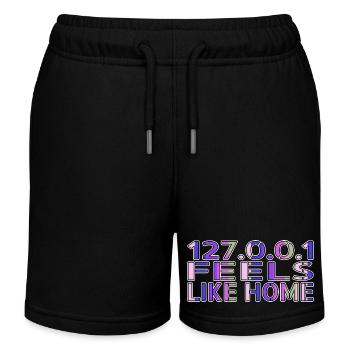 health informatics specialist apparel - Kinder Organic Joggingshorts Mini Bolter von Stanley/Stella - Schwarz - Vorne