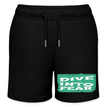 boldness cultivating courage adventure activities - Kinder Organic Joggingshorts Mini Bolter von Stanley/Stella - Schwarz - Vorne