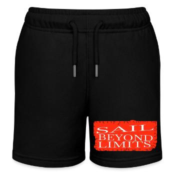 birthday present idea present idea adventure - Kids Organic Sweat Shorts by Stanley/Stella - black - Front