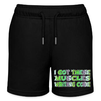 present joke programming languages informatics - Kinder Organic Joggingshorts Mini Bolter von Stanley/Stella - Schwarz - Vorne