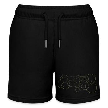 Graffiti T-Shirt - Short de jogging enfant bio Stanley/Stella - noir - Devant