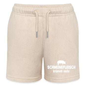 Schweinefleisch krümelt nicht - Grill - grillen - Kinder Organic Joggingshorts Mini Bolter von Stanley/Stella - Natur - Vorne
