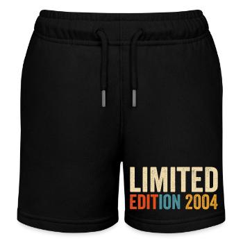 Limited edition 2004 - Short de jogging enfant bio Stanley/Stella - noir - Devant