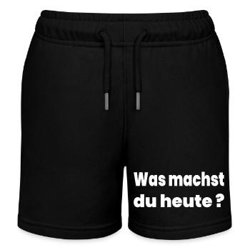 Party - Kinder Organic Joggingshorts Mini Bolter von Stanley/Stella - Schwarz - Vorne