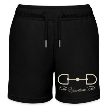 Mors de cheval L’équitation Modifier - Short de jogging enfant bio Stanley/Stella - noir - Devant