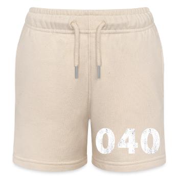 040 Eindhoven Veldhoven Geldrop Valkenswaard Heeze - Kids Organic Sweat Shorts by Stanley/Stella - soft Ecru - Front