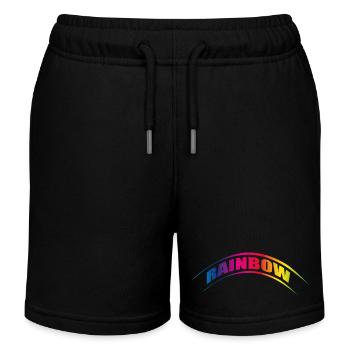ARC-EN-CIEL - Short de jogging enfant bio Stanley/Stella - noir - Devant