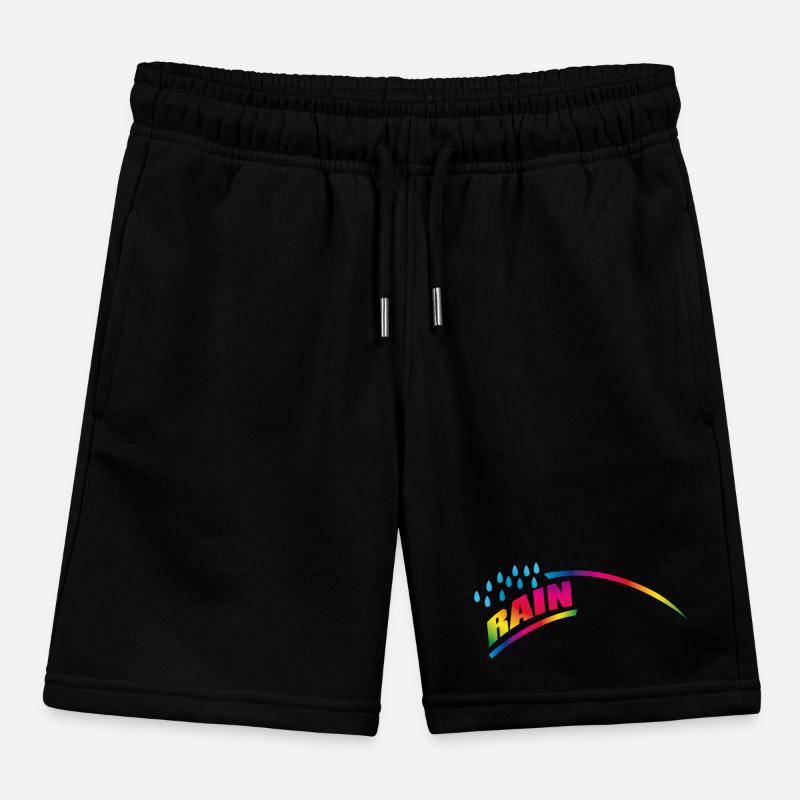 RAINdrops or Rainbow | Regenbogen Kinder Organic Joggingshorts Mini Bolter von Stanley/Stella