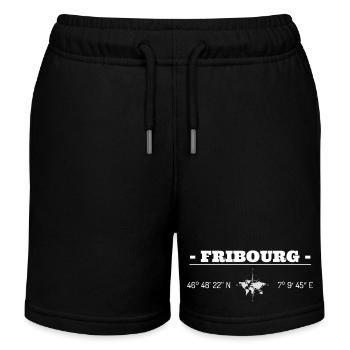 Coordonnées Fribourg - Short de jogging enfant bio Stanley/Stella - noir - Devant