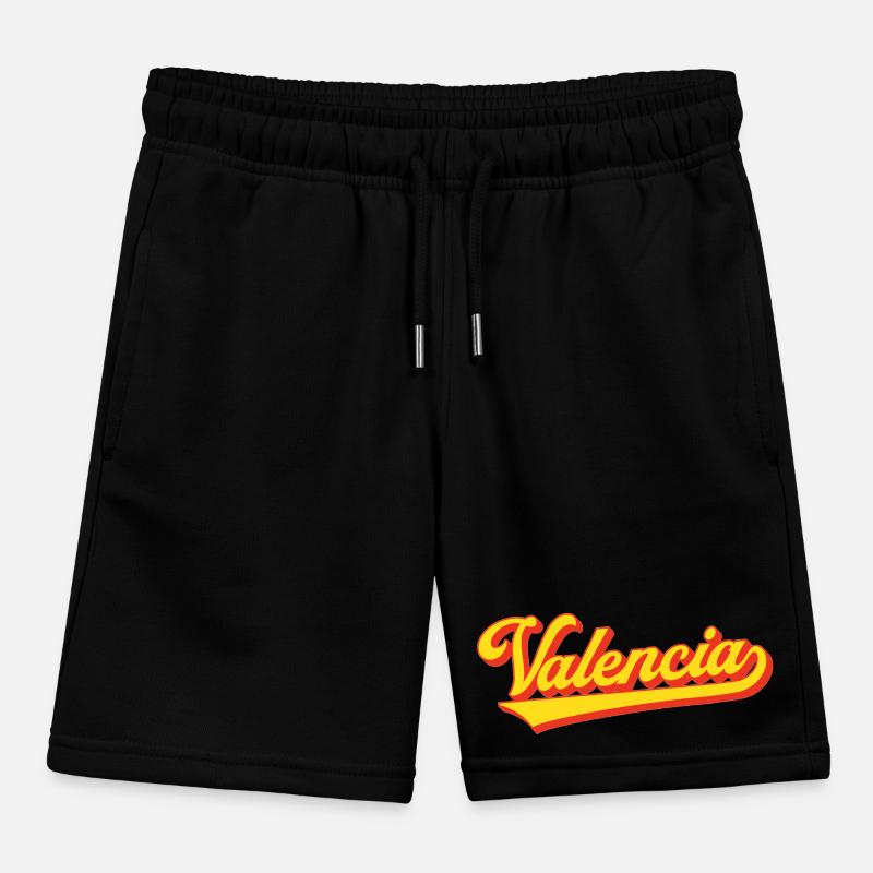 Valencia Script Logo Short de jogging enfant bio Stanley/Stella