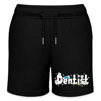 Dentist Dentist - Kids Organic Sweat Shorts by Stanley/Stella - black - Front
