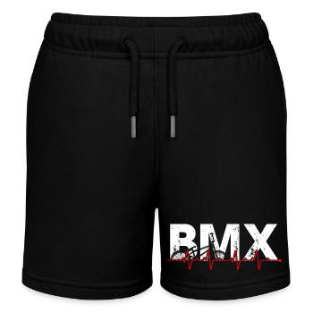 T-shirt BMX Pulse Graphic - Short de jogging enfant bio Stanley/Stella - noir - Devant