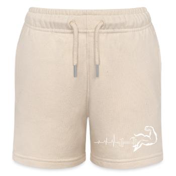 Flex Heartbeat Langhantel - Kinder Organic Joggingshorts Mini Bolter von Stanley/Stella - Natur - Vorne