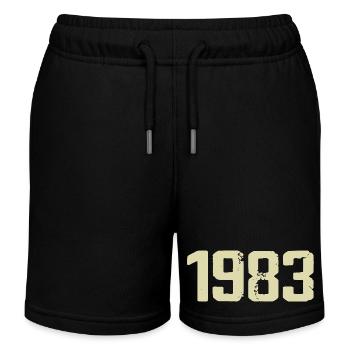 Jubiläum 1983 - Kinder Organic Joggingshorts Mini Bolter von Stanley/Stella - Schwarz - Vorne