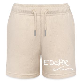 Edgar en tant que nom - Short de jogging enfant bio Stanley/Stella - écru doux - Devant