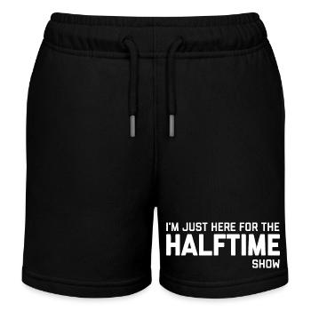 Halbzeitshow Fettes Typografie-T-Shirt - Kinder Organic Joggingshorts Mini Bolter von Stanley/Stella - Schwarz - Vorne