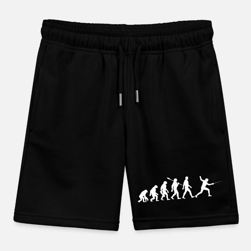 Evolution - Fechten - Fechter - Kampfsport Kinder Organic Joggingshorts Mini Bolter von Stanley/Stella