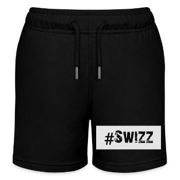 Swizz - Short de jogging enfant bio Stanley/Stella - noir - Devant