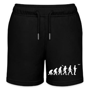 Evolution - Drohne - Drohnenpilot - Kinder Organic Joggingshorts Mini Bolter von Stanley/Stella - Schwarz - Vorne
