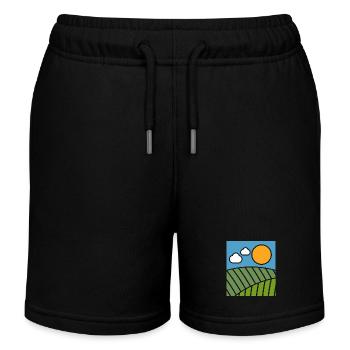 Landwirtschaft - Kinder Organic Joggingshorts Mini Bolter von Stanley/Stella - Schwarz - Vorne