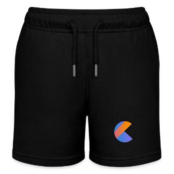 programmer software nerd pc computer hacker neu lo - Kinder Organic Joggingshorts Mini Bolter von Stanley/Stella - Schwarz - Vorne