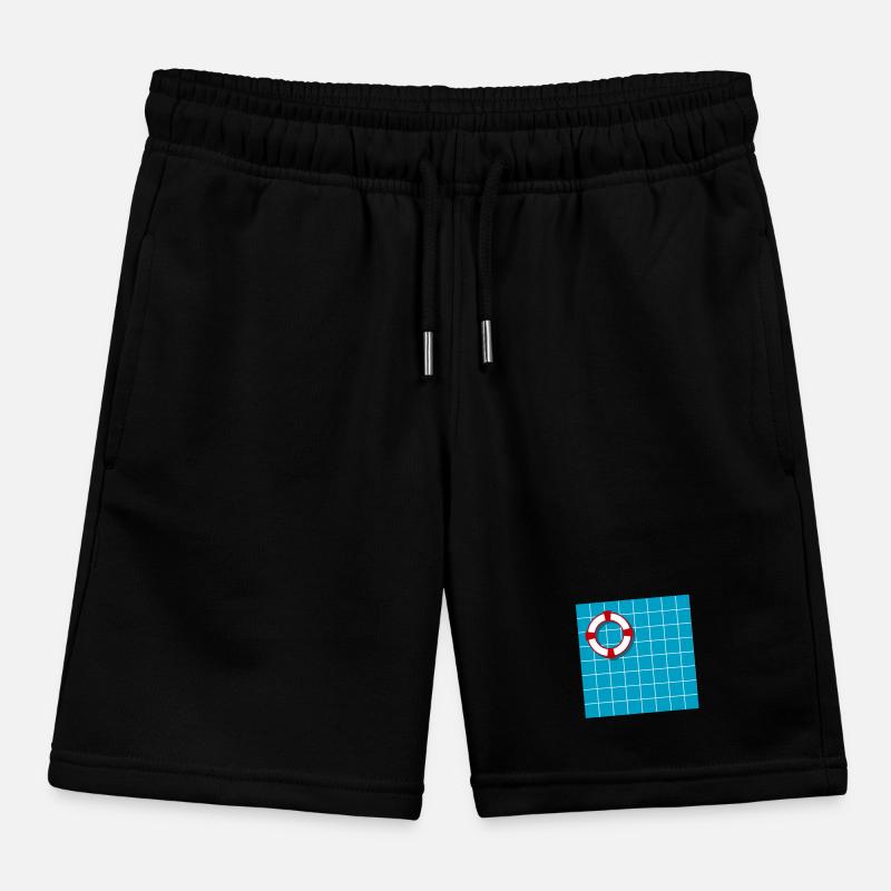 Swimming pool Kids Organic Sweat Shorts by Stanley/Stella