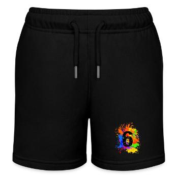 Splash 6 - Short de jogging enfant bio Stanley/Stella - noir - Devant
