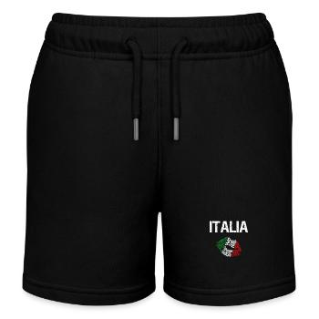 ITALIA KISS - Kids Organic Sweat Shorts by Stanley/Stella - black - Front