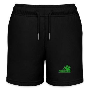 Pensioner camping - pensioner camping - Kids Organic Sweat Shorts by Stanley/Stella - black - Front