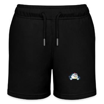 Voiture de police T-shirt police enfants t-shirt - Short de jogging enfant bio Stanley/Stella - noir - Devant