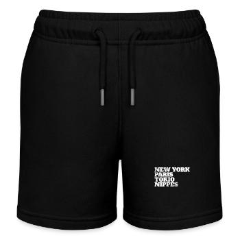 Nippes Paris Tokyo New York - Short de jogging enfant bio Stanley/Stella - noir - Devant