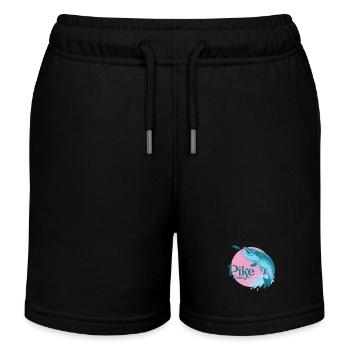 Pêcheur au brochet "Pêche au brochet" - Short de jogging enfant bio Stanley/Stella - noir - Devant