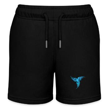 Tatouage celtique bleu - Short de jogging enfant bio Stanley/Stella - noir - Devant