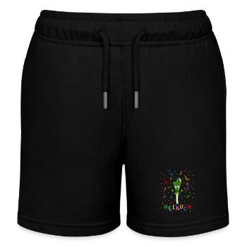 Lauch Helauch Fasching Konfetti Helau Fastnacht - Kinder Organic Joggingshorts Mini Bolter von Stanley/Stella - Schwarz - Vorne