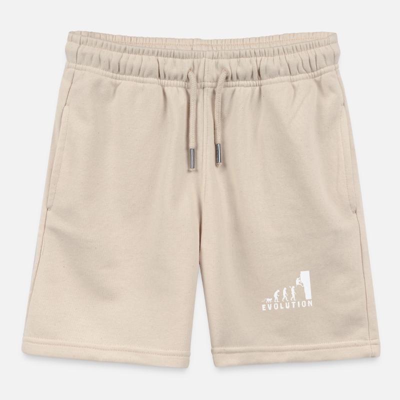 Climbing Bouldering Evolution Kids Organic Sweat Shorts by Stanley/Stella