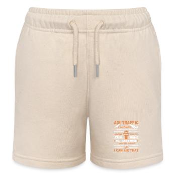 Fluglotse Flugsicherung - Kinder Organic Joggingshorts Mini Bolter von Stanley/Stella - Natur - Vorne