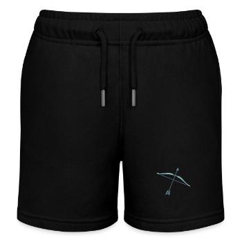 Sternzeichen Schütze - Kinder Organic Joggingshorts Mini Bolter von Stanley/Stella - Schwarz - Vorne