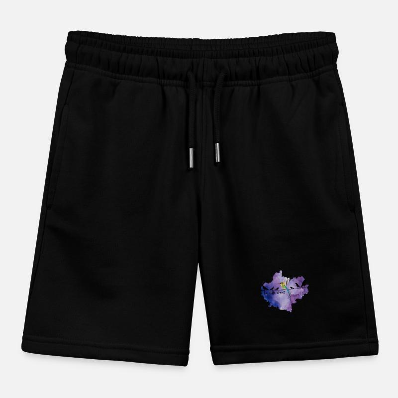Be Different Süßes Vogel Colibri Sei Anders Spruch Kinder Organic Joggingshorts Mini Bolter von Stanley/Stella