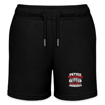 Physiotherapie Geschenk Physiotherapeut Physios - Kinder Organic Joggingshorts Mini Bolter von Stanley/Stella - Schwarz - Vorne