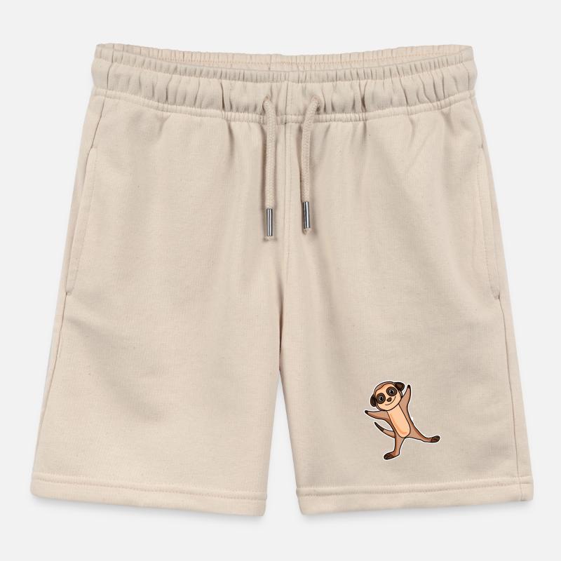 Erdmännchen Sticker Kinder Organic Joggingshorts Mini Bolter von Stanley/Stella