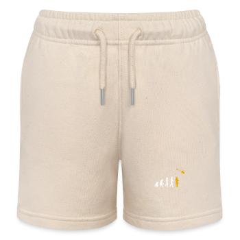 Evolution RC Helicopter Remote Controlled Model Ingues - Kids Organic Sweat Shorts by Stanley/Stella - soft Ecru - Front