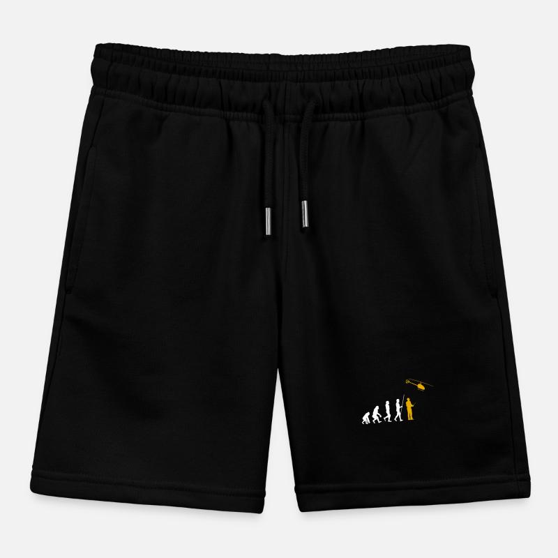 Evolution RC Helicopter Remote Controlled Model Ingues Kids Organic Sweat Shorts by Stanley/Stella