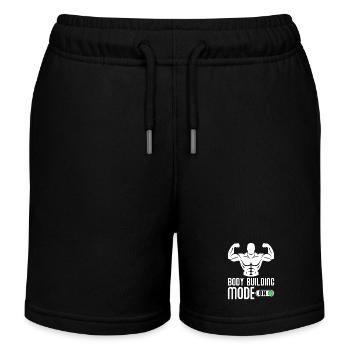 Bodybuilder Body building - Short de jogging enfant bio Stanley/Stella - noir - Devant