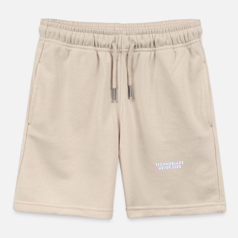 Technoblade Never dies Kids Organic Sweat Shorts by Stanley/Stella