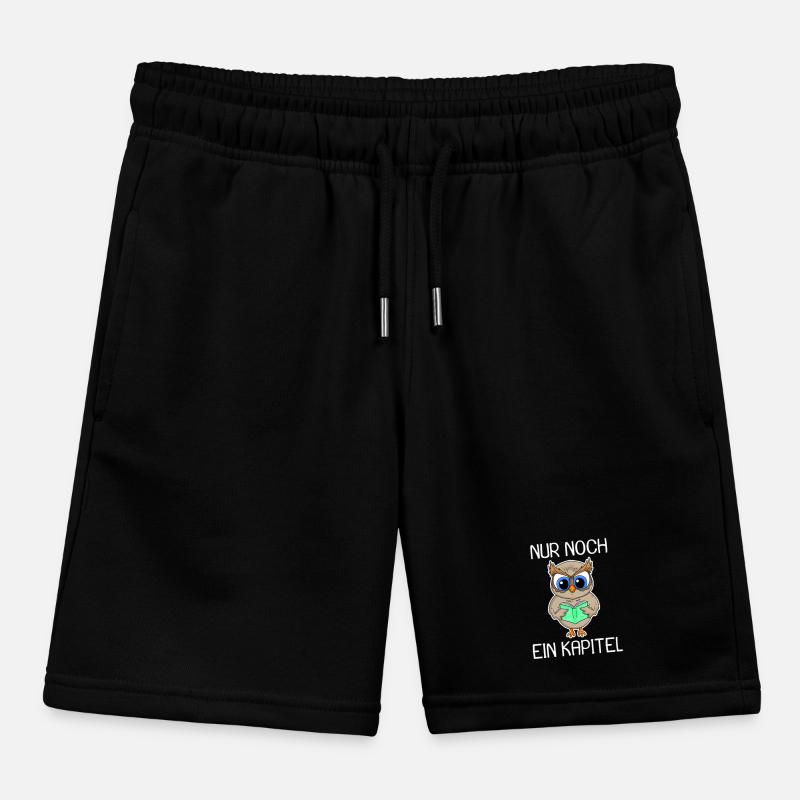 Eule Lesen Buch Bücher Kinder Organic Joggingshorts Mini Bolter von Stanley/Stella