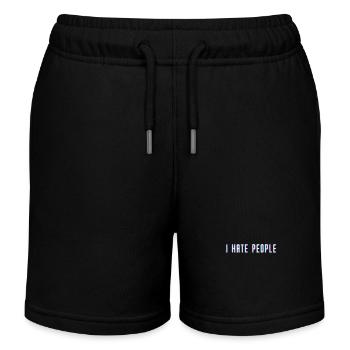 Ich hasse Menschen - Kinder Organic Joggingshorts Mini Bolter von Stanley/Stella - Schwarz - Vorne