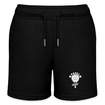 Padel Addict Tennis Ball Sport - Kids Organic Sweat Shorts by Stanley/Stella - black - Front