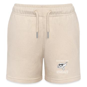 Alles gute Papa Vatertag Geschenk - Kinder Organic Joggingshorts Mini Bolter von Stanley/Stella - Natur - Vorne