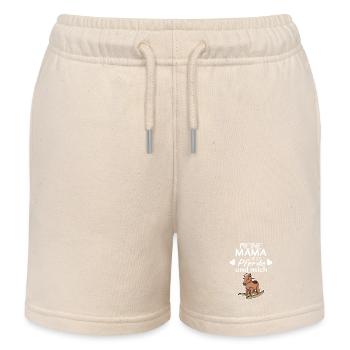 Mama Mutter Pferde Liebe Geschenk Kleinkind - Kinder Organic Joggingshorts Mini Bolter von Stanley/Stella - Natur - Vorne