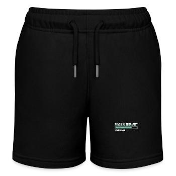 Physiotherapeut Loading - Kinder Organic Joggingshorts Mini Bolter von Stanley/Stella - Schwarz - Vorne